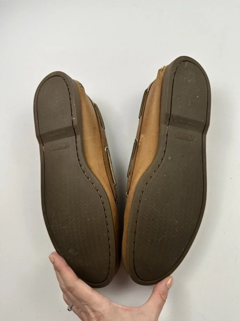 Sperry Authentic Original Men's 2-Eye Boat Shoes Brown 10 M